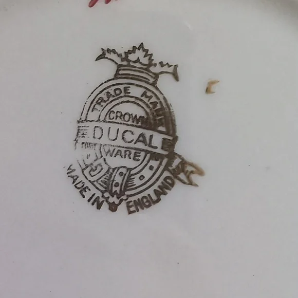 Set Of 2 Crown Ducal AGR Plates - Picture 4 of 5